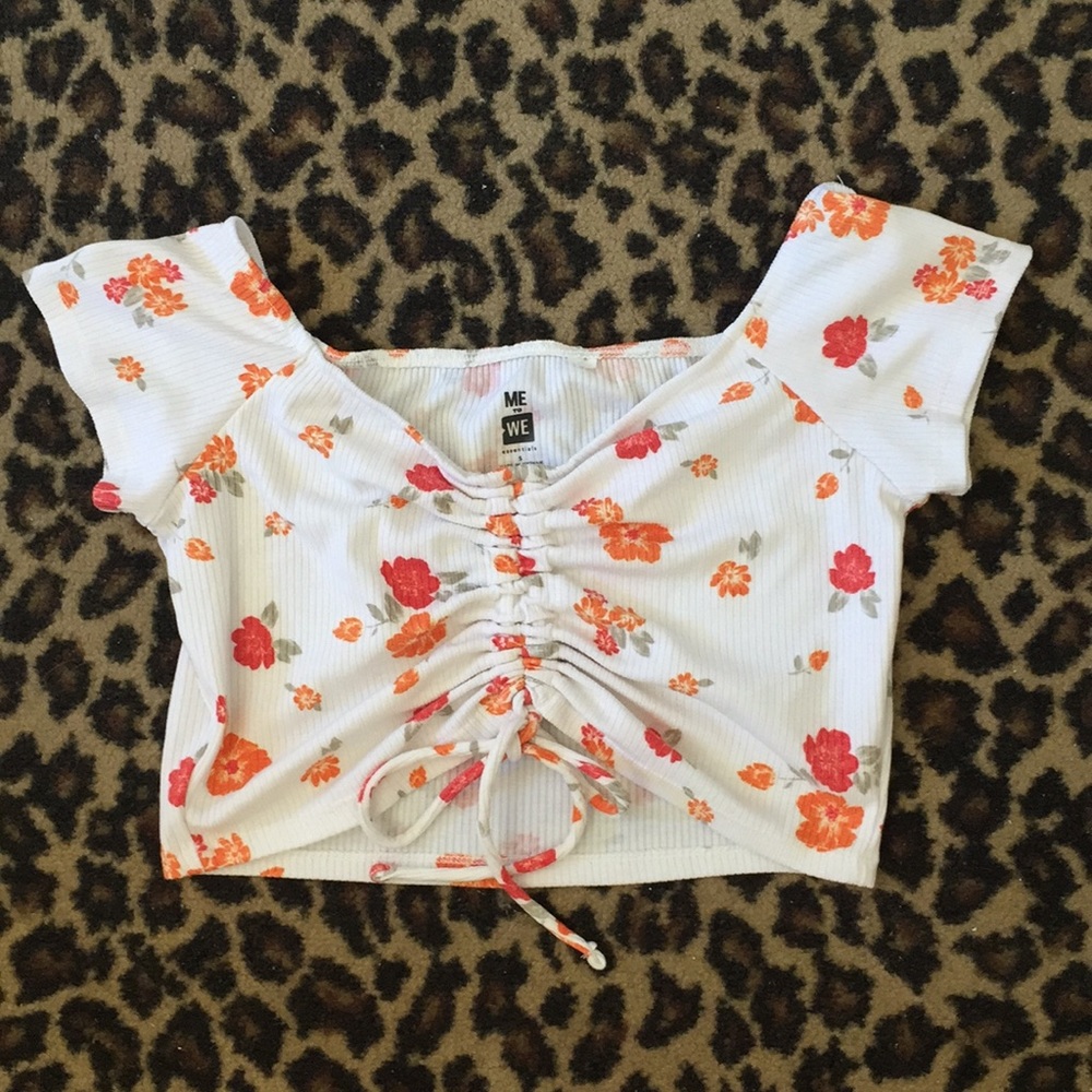PACSUN floral crop top